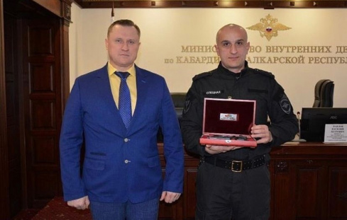 Пётр Берелидзе награждён за образцовое исполнение служебных обязанностей